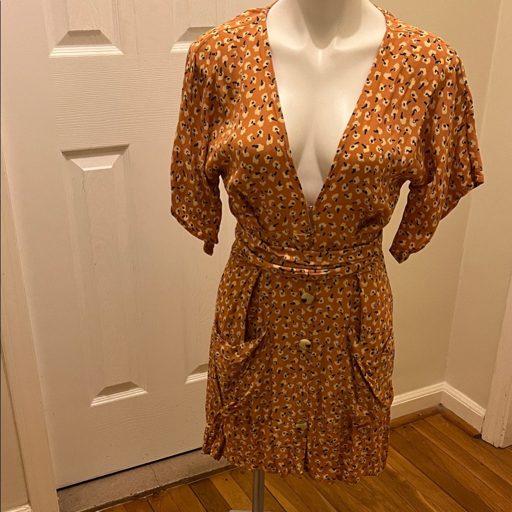 Women's Printed Wrap Dress